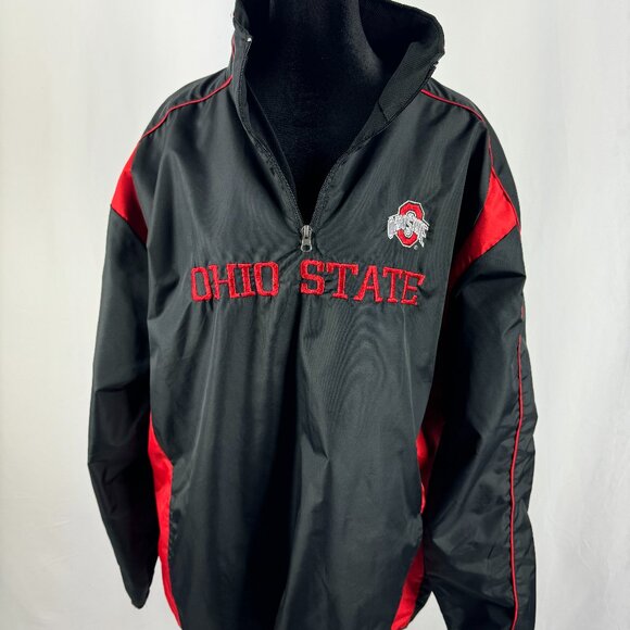 Ohio State Buckeyes XL Zip Up Windbreaker Jacket - Picture 1 of 3